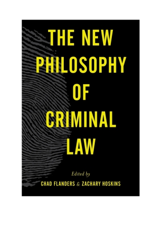 Cover image: The New Philosophy of Criminal Law 1st edition 9781783484140