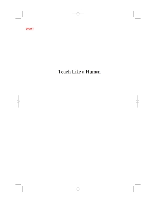 Cover image: Teach Like a Human 1st edition 9781475857214