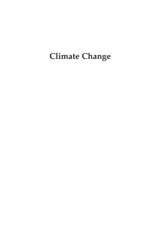 Imagen de portada: Climate Change 1st edition 9780739164143