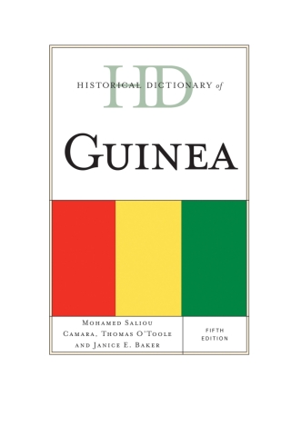 Cover image: Historical Dictionary of Guinea 5th edition 9780810878235