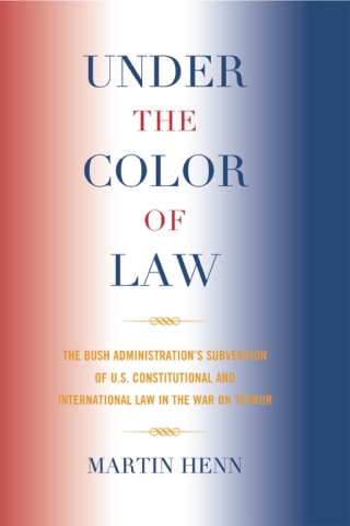 Cover image: Under the Color of Law 1st edition 9780739143292