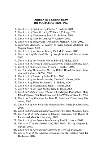 Imagen de portada: The A to Z of the Lesbian Liberation Movement 1st edition 9780810868113