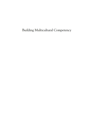 表紙画像: Building Multicultural Competency 1st edition 9780742564206