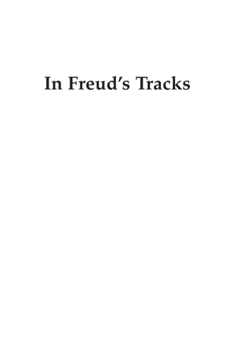 Imagen de portada: In Freud's Tracks 1st edition 9780765706300