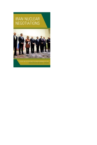 Cover image: Iran Nuclear Negotiations 1st edition 9781442242340