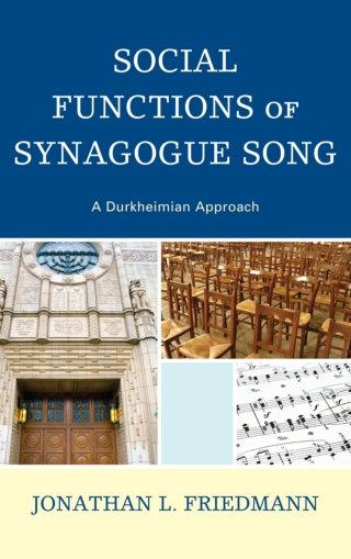 Cover image: Social Functions of Synagogue Song 1st edition 9780739168318