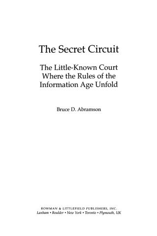 Cover image: The Secret Circuit 1st edition 9780742552814