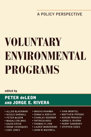 Immagine di copertina: Voluntary Environmental Programs 1st edition 9780739133224