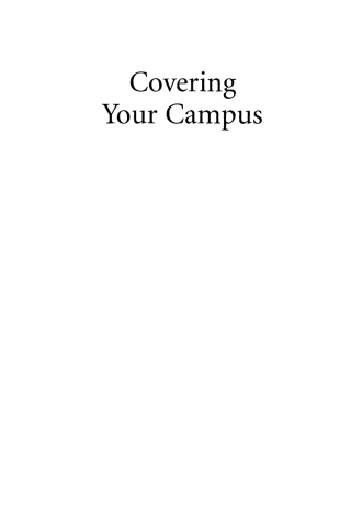Cover image: Covering Your Campus 1st edition 9780742553897