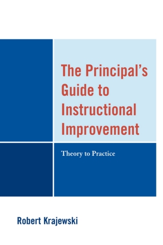 Imagen de portada: The Principal's Guide to Instructional Improvement 1st edition 9781610486415