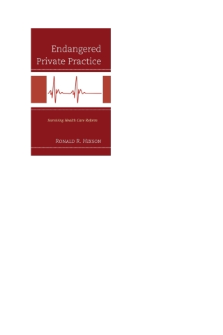 Cover image: Endangered Private Practice 1st edition 9780765709356