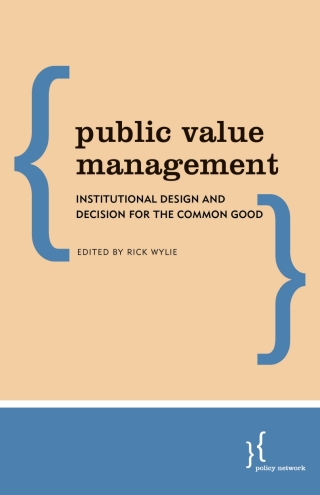 Imagen de portada: Public Value Management 1st edition 9781786612090