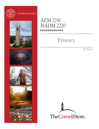 Cover image: Finance 1st edition 9798331666033