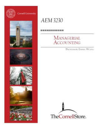 Cover image: AEM 3230 Case Packet 1st edition 9798331667443