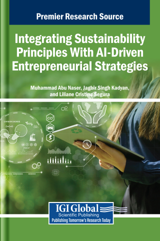 Imagen de portada: Integrating Sustainability Principles With AI-Driven Entrepreneurial Strategies 9798337311074