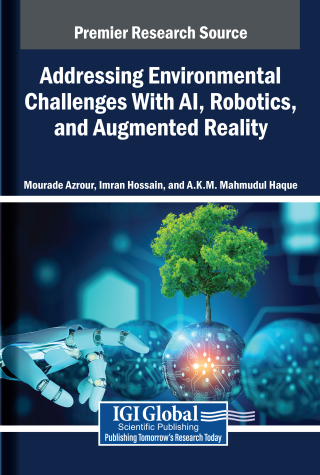 Imagen de portada: Addressing Environmental Challenges With AI, Robotics, and Augmented Reality 9798337318929