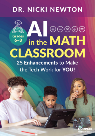 Cover image: AI in the Math Classroom, Grades 6-8 1st edition 9798348859664