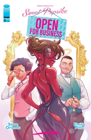 Cover image: Mirka Andolfo's Sweet Paprika: Open For Business #1 (Of 5) 9798368846972