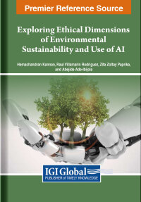 Imagen de portada: Exploring Ethical Dimensions of Environmental Sustainability and Use of AI 9798369308929