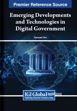 Cover image: Emerging Developments and Technologies in Digital Government 9798369323632