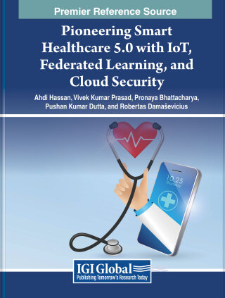 Omslagafbeelding: Pioneering Smart Healthcare 5.0 with IoT, Federated Learning, and Cloud Security 9798369326398