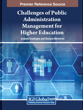 Cover image: Challenges of Public Administration Management for Higher Education 9798369343463