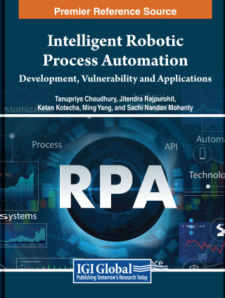 Imagen de portada: Intelligent Robotic Process Automation: Development, Vulnerability and Applications 9798369343654