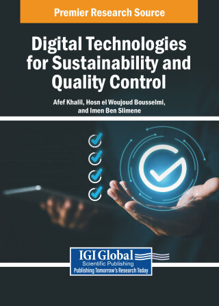 Imagen de portada: Digital Technologies for Sustainability and Quality Control 9798369343739
