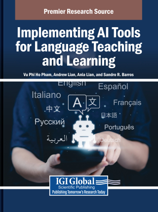 Omslagafbeelding: Implementing AI Tools for Language Teaching and Learning 9798369372609