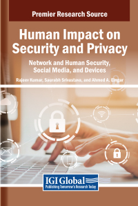 Cover image: Human Impact on Security and Privacy: Network and Human Security, Social Media, and Devices 9798369392355