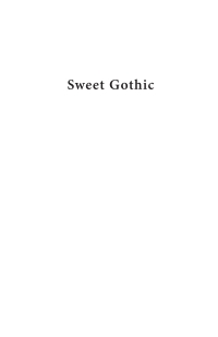 Cover image: Sweet Gothic 9798385200795