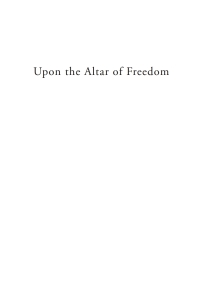 表紙画像: Upon the Altar of Freedom 9798385200856