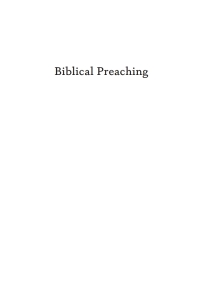 Imagen de portada: Biblical Preaching 9798385201457