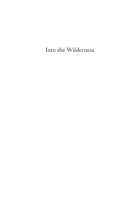 Cover image: Into the Wilderness 9798385204045