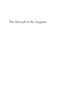 Titelbild: The Messiah of the Targums 9798385204250