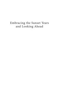 Omslagafbeelding: Embracing the Sunset Years and Looking Ahead 9798385205653