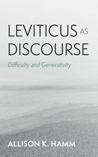 Cover image: Leviticus as Discourse 9798385220052
