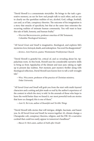 Titelbild: All Saved Great and Small 9798385225316