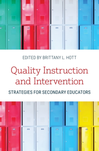 Cover image: Quality Instruction and Intervention Strategies for Secondary Educators 1st edition 9781538143766