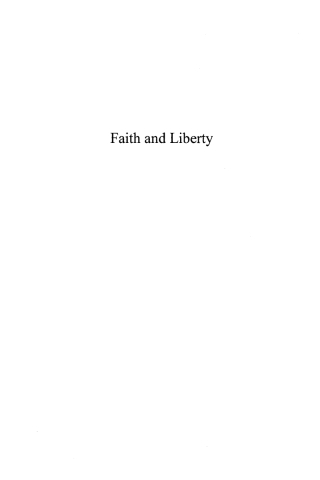 Cover image: Faith and Liberty 2nd edition 9780739105412