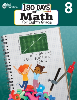 表紙画像: 180 Days™: Math for Eighth Grade 1st edition 9798765952795