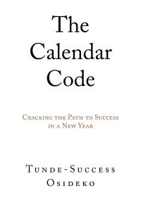 Cover image: The Calendar Code 9798823082846
