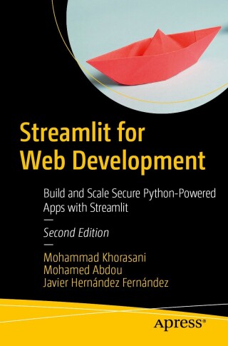 Cover image: Streamlit for Web Development 2nd edition 9798868818257