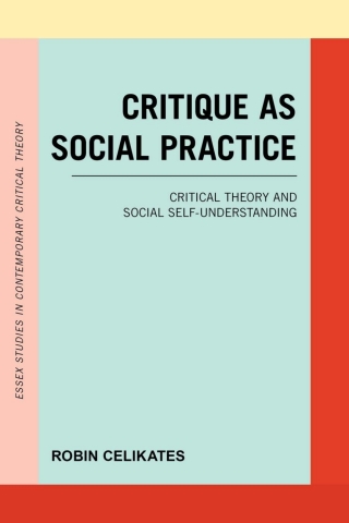 Imagen de portada: Critique as Social Practice 1st edition 9781786604637