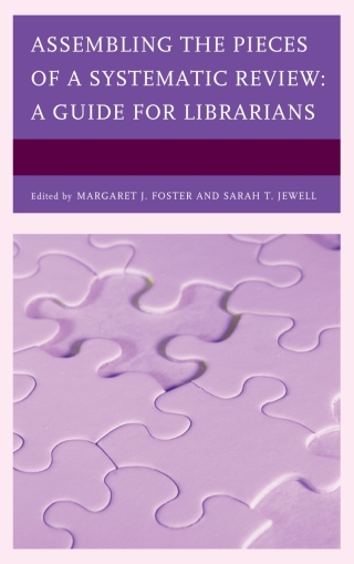 Cover image: Assembling the Pieces of a Systematic Review 1st edition 9781442277014