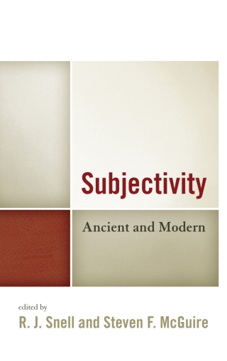 Imagen de portada: Subjectivity 1st edition 9781498513180