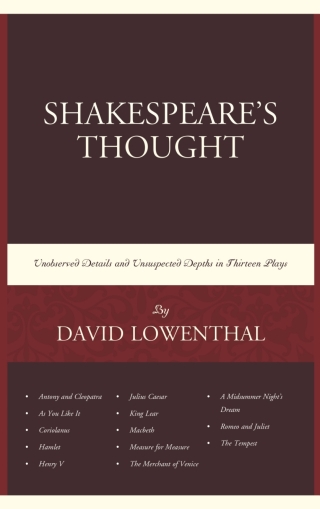 Immagine di copertina: Shakespeare’s Thought 1st edition 9781498537506