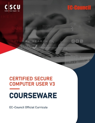 Cover image: Certified Secure Computer User (CSCU) Version 3 3rd edition 9798885931557