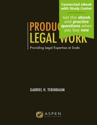 Cover image: Productizing Legal Work 1st edition 9781543835175