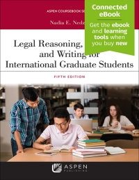 Cover image: Legal Reasoning, Research, and Writing for International Graduate Students 5th edition 9781543810844